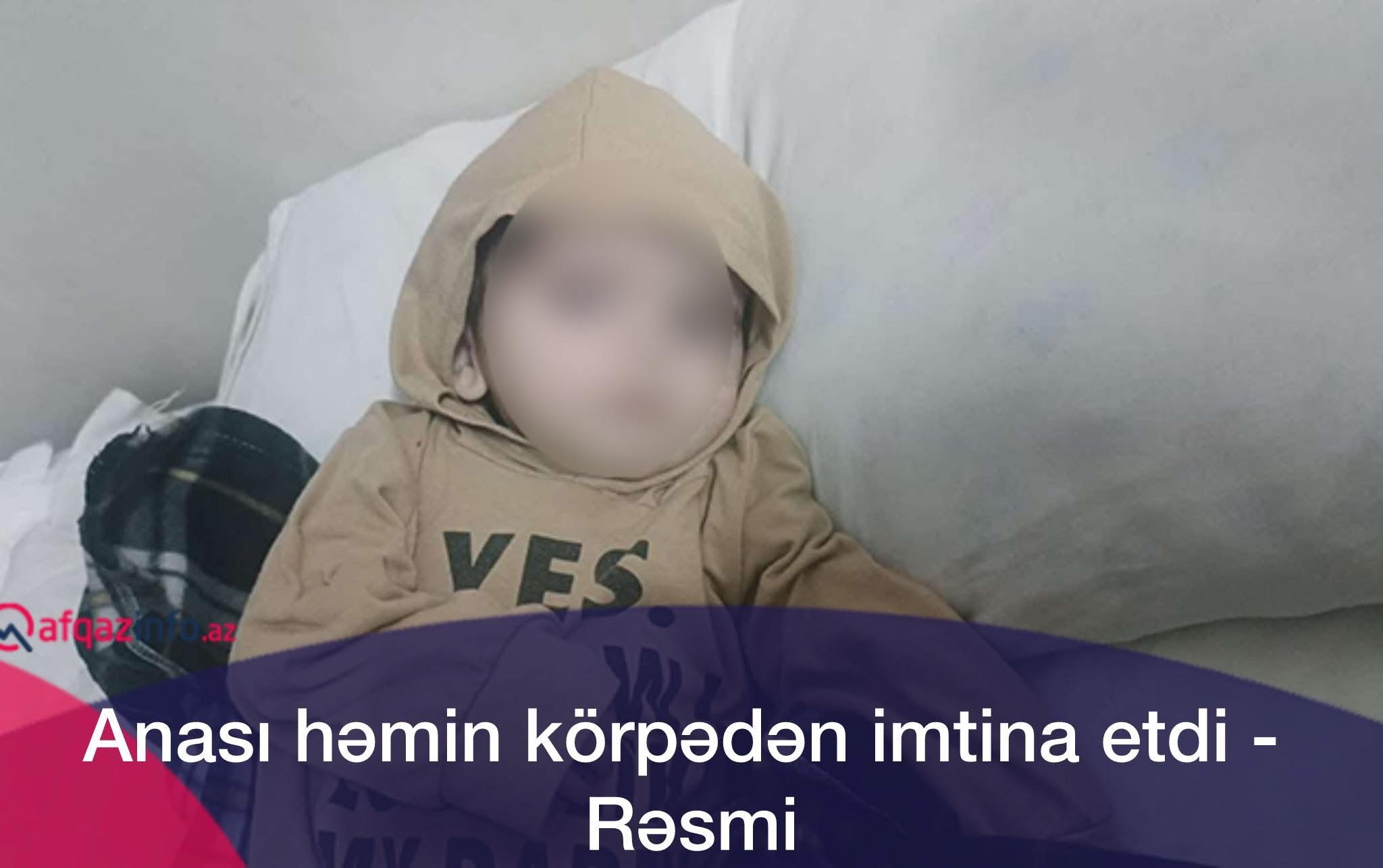 Evdə tək qalan azyaşlı körpə anasına verilmədi